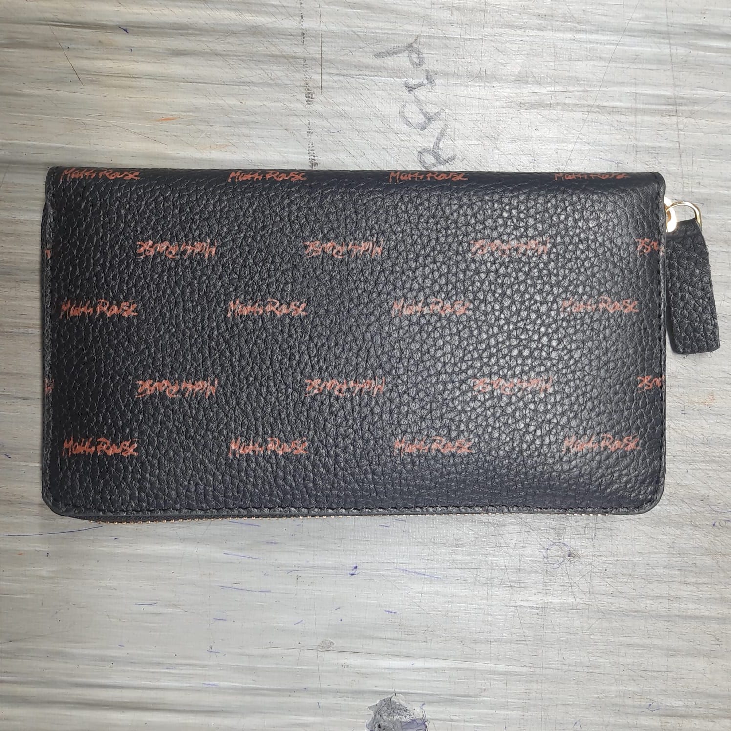 Women's Monogram Zipper Wallet