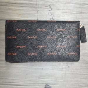 Women's Monogram Zipper Wallet