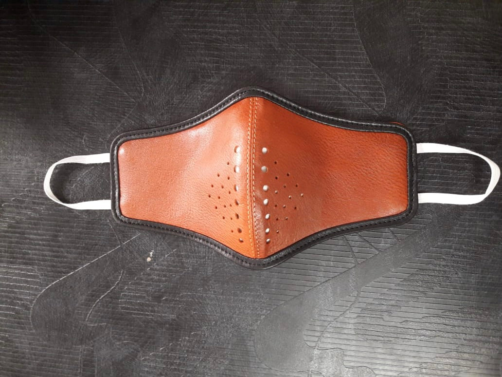 Matti Rouse Leather Face Mask